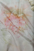 Multicolor Digital Printed Chinon Fabric ( 1 Mtr ) - Luxurion World