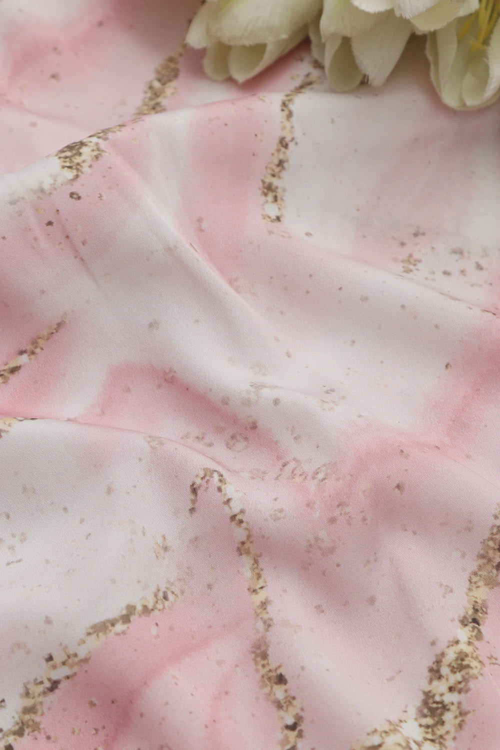 Pretty in Pink: Digital Printed Crepe Fabric ( 1 Mtr ) - Luxurion World