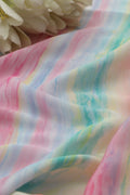Multicolor Digital Printed Crepe Fabric ( 2.5Mtr ) - Luxurion World