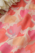 Multicolor Digital Printed Crepe Fabric ( 1 Mtr ) - Luxurion World