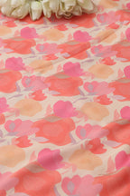 Multicolor Digital Printed Crepe Fabric ( 1 Mtr ) - Luxurion World