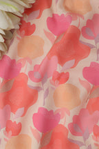 Multicolor Digital Printed Crepe Fabric ( 1 Mtr ) - Luxurion World