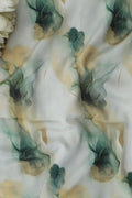 Multicolor Digital Printed Crepe Fabric ( 1 Mtr ) - Luxurion World