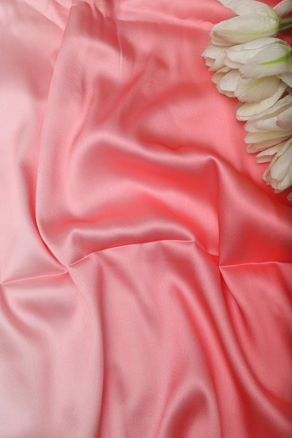 Pretty in Pink: Digital Printed Japan Satin Shaded Fabric ( 1 Mtr ) - Luxurion World