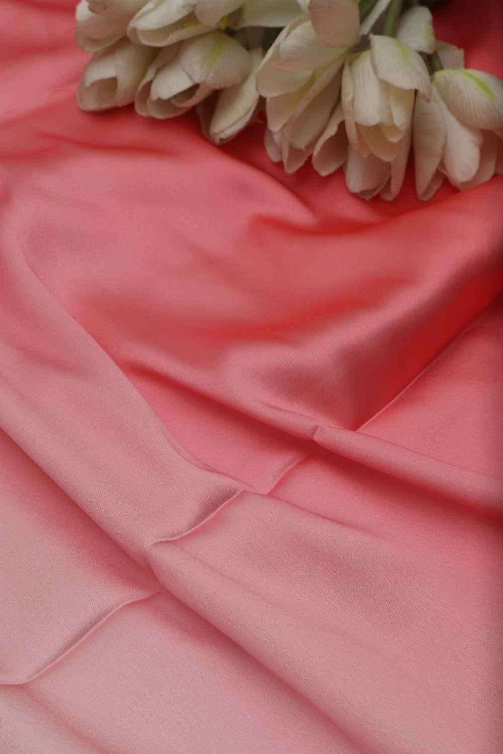 Pretty in Pink: Digital Printed Japan Satin Shaded Fabric ( 1 Mtr ) - Luxurion World
