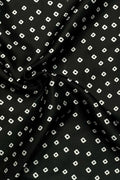 Black Bandhani Design Digital Printed Modal Satin Fabric - Luxurion World