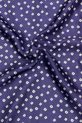 Blue Bandhani Design Digital Printed Modal Satin Fabric - Luxurion World