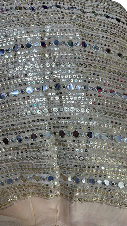 Sparkling Sequins Georgette Fabric for Trendy Looks - Luxurion World