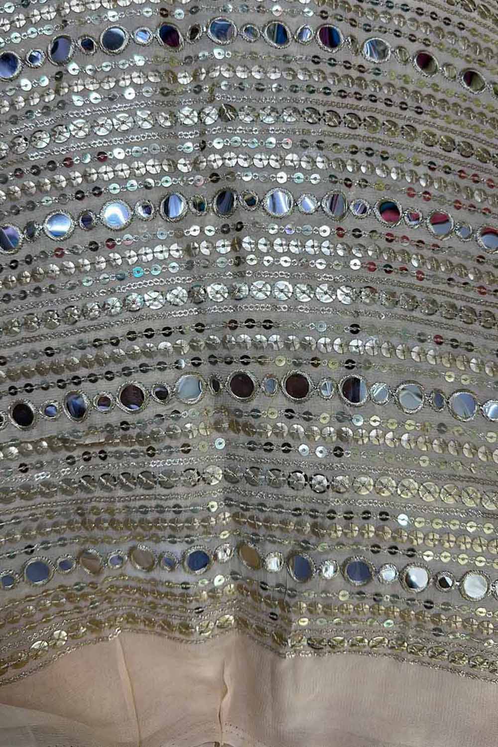 Sparkling Sequins Georgette Fabric for Trendy Looks - Luxurion World