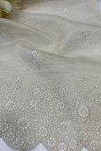Dyeable Trendy Chanderi Tissue Silk Fabric ( 2.5 Mtr ) - Luxurion World
