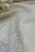 Dyeable Trendy Chanderi Tissue Silk Fabric ( 2.5 Mtr ) - Luxurion World