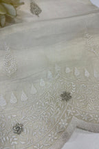 Dyeable Trendy Chanderi Tissue Silk Fabric ( 2.5 Mtr ) - Luxurion World