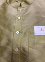 Pastel Plain Silk Short Kurta - Luxurion World