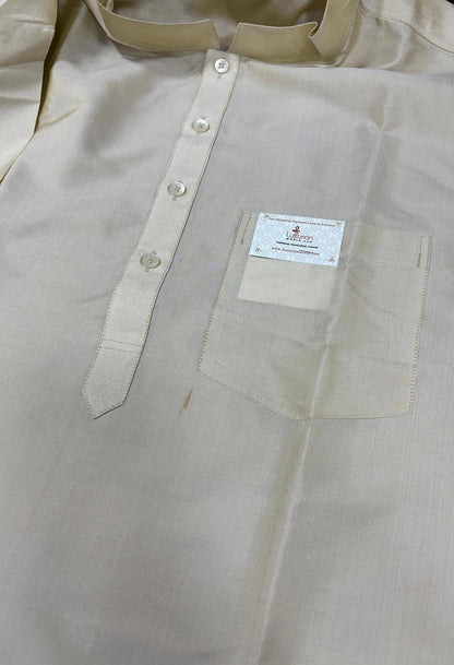 Soft and Stylish Pastel Plain Silk Short Kurta - Luxurion World