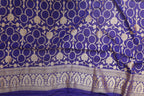 Elegant Purple Banarasi Georgette Unstitched Lehenga Set - Luxurion World