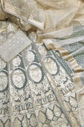 Pastel Handloom Banarasi Organza Silk Lehenga Set - Luxurion World