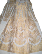 Dyeable Banarasi Handloom Pure Georgette Unstitched Lehenga Set - Luxurion World