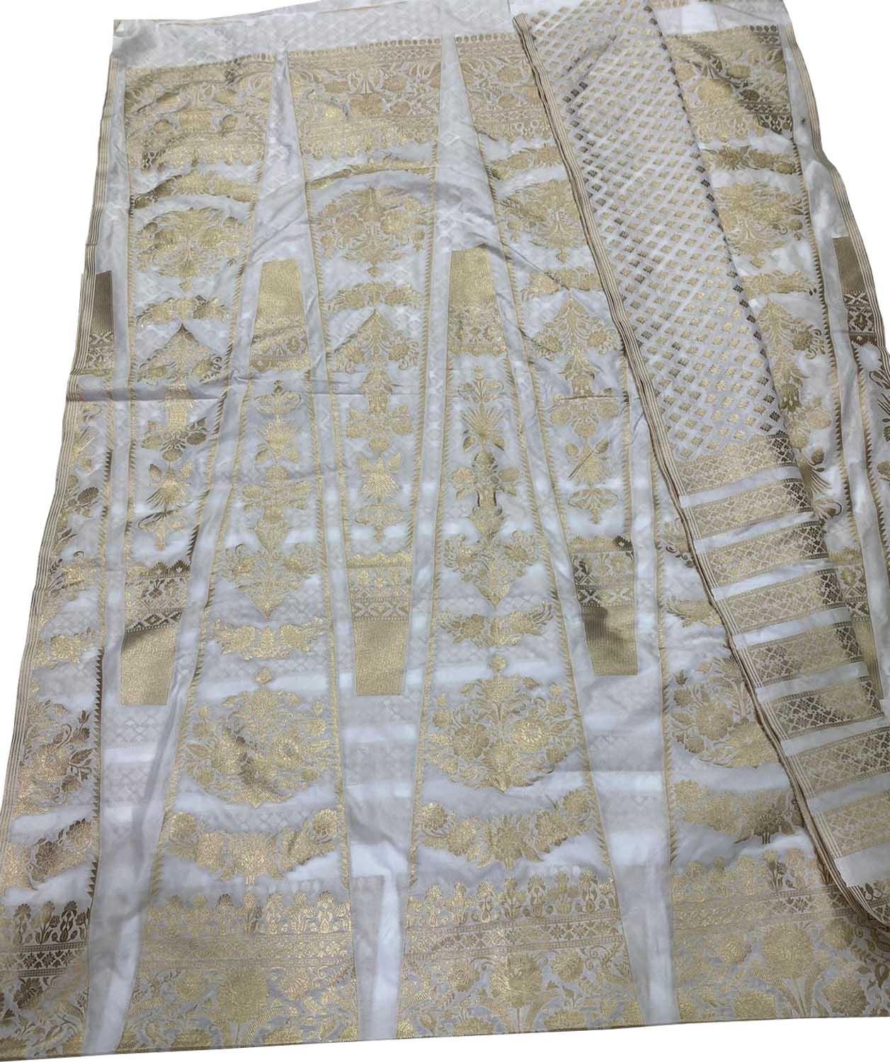 Stunning Dyeable Banarasi Silk Lehenga Set - Luxurion World