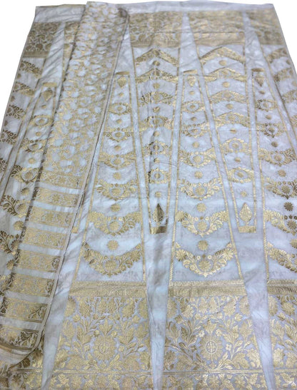 Stunning Dyeable Banarasi Silk Lehenga Set - Luxurion World