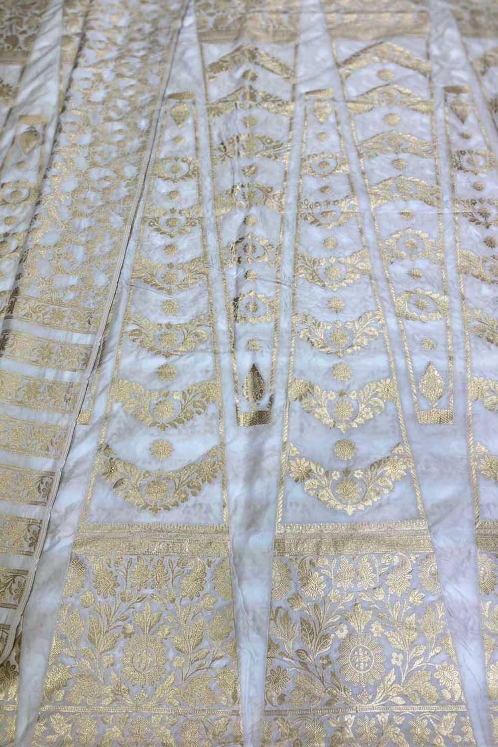 Stunning Dyeable Banarasi Silk Lehenga Set - Luxurion World