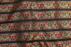 Stunning Black Banarasi Silk Unstitched Meenakari Lehenga Set - Luxurion World