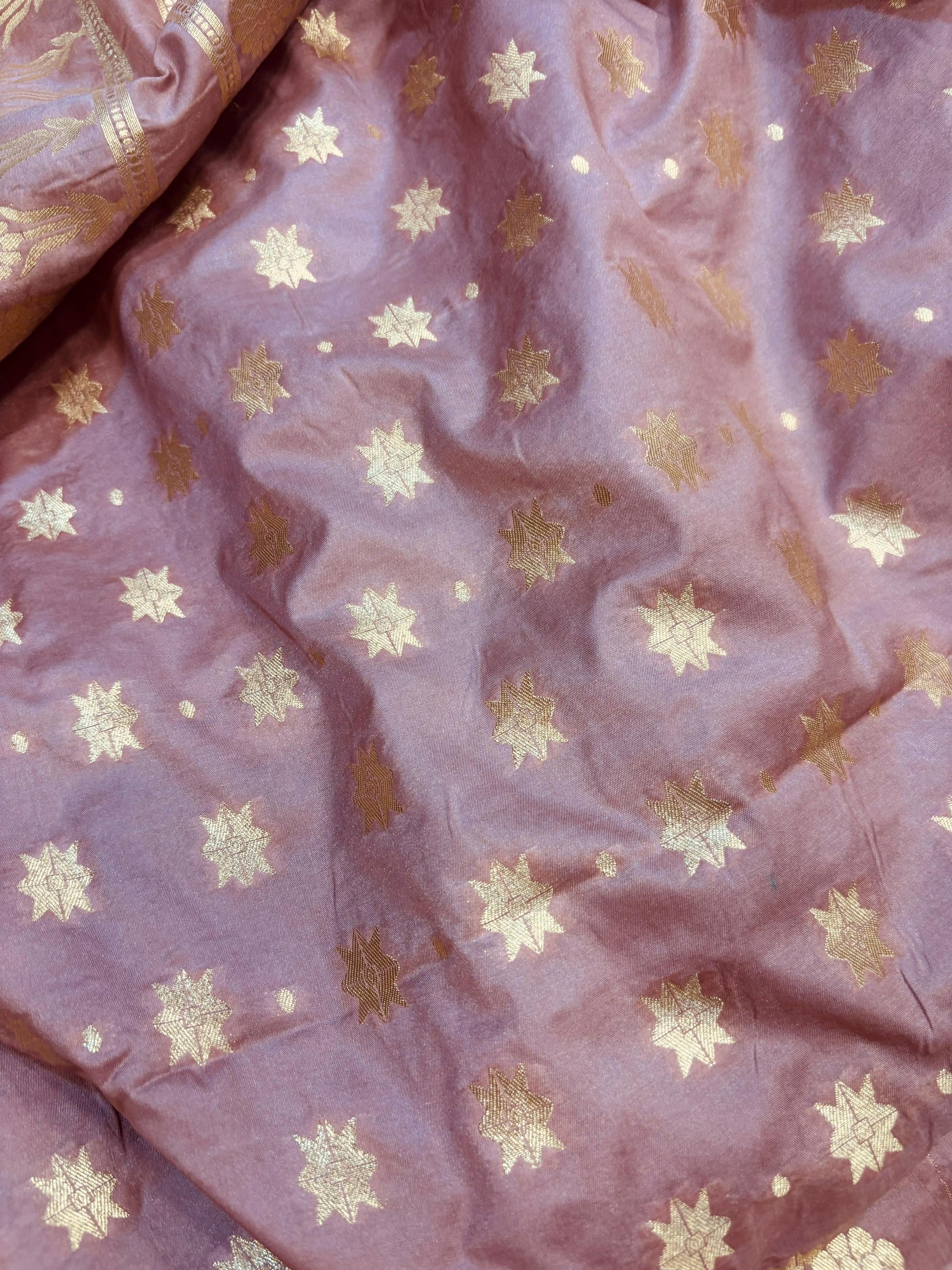 Pretty in Pink: Banarasi Silk Unstitched Lehenga Set - Luxurion World