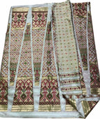 Stunning Dyeable Banarasi Silk Meenakari Lehenga Set - Luxurion World