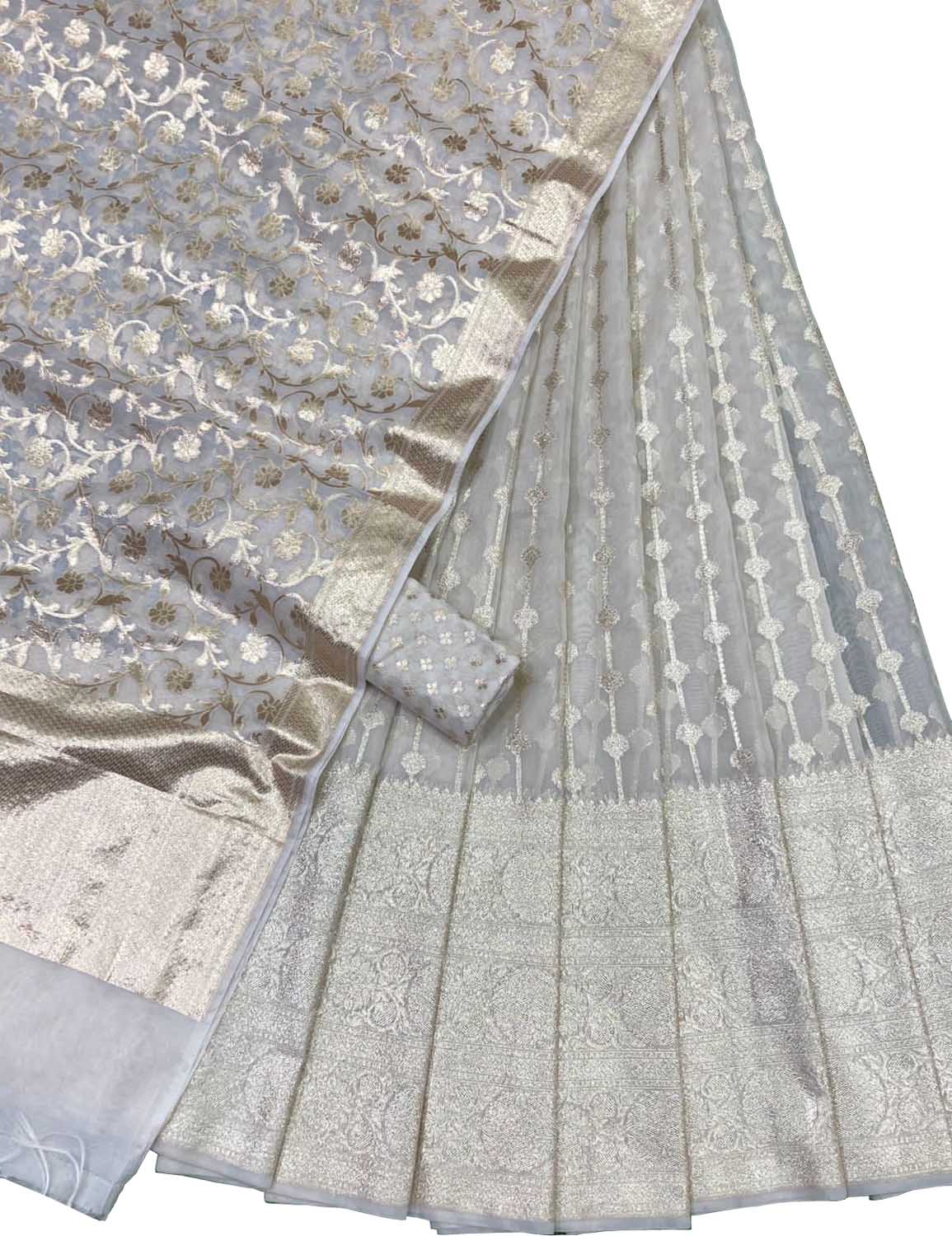 Stunning Dyeable Banarasi Chanderi Silk Lehenga Set - Luxurion World