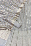 Stunning Dyeable Banarasi Chanderi Silk Lehenga Set - Luxurion World