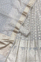 Stunning Dyeable Banarasi Chanderi Silk Lehenga Set - Luxurion World