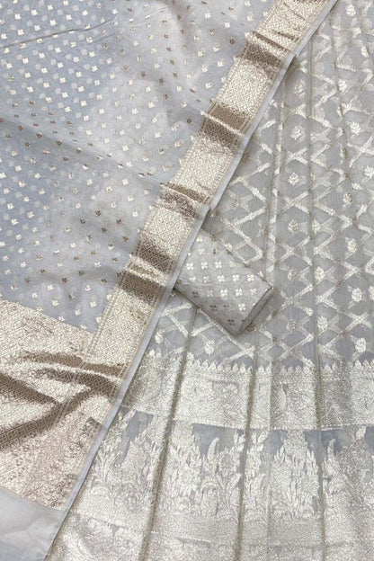 Stunning Dyeable Banarasi Chanderi Silk Lehenga Set - Luxurion World