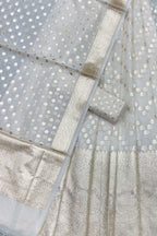 Customizable Dyeable Banarasi Chanderi Silk Lehenga Set - Luxurion World