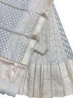 Customizable Dyeable Banarasi Chanderi Silk Lehenga Set - Luxurion World