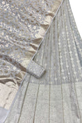 Dyeable Banarasi Chanderi Silk Unstitched Lehenga Set - Luxurion World