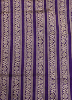 Exquisite Purple Banarasi Katan Silk Lehenga Set - Unstitched - Luxurion World