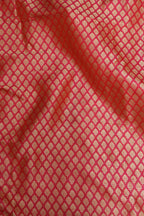 Pink Banarasi Pure Katan Silk Unstitched Lehenga Set - Luxurion World