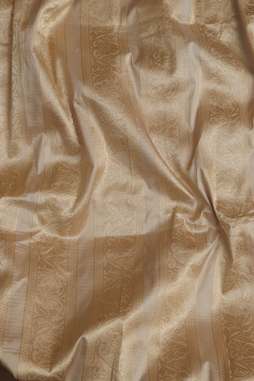 Elegant Pastel Banarasi Pure Katan Silk Unstitched Lehenga - Luxurion World