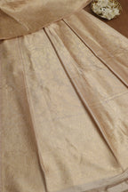 Elegant Pastel Banarasi Pure Katan Silk Unstitched Lehenga - Luxurion World