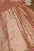 Elegant Pastel Banarasi Pure Katan Silk Unstitched Lehenga - Luxurion World