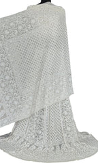 Dazzling Dyeable Chikankari Lehenga Set with Mukaishwork - Luxurion World