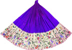 Exquisite Purple Pure Silk Paithani Handloom Lehenga Fabric - Luxurion World