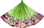 Green Pure Tissue Silk Paithani Handloom Lehenga Fabric - Luxurion World