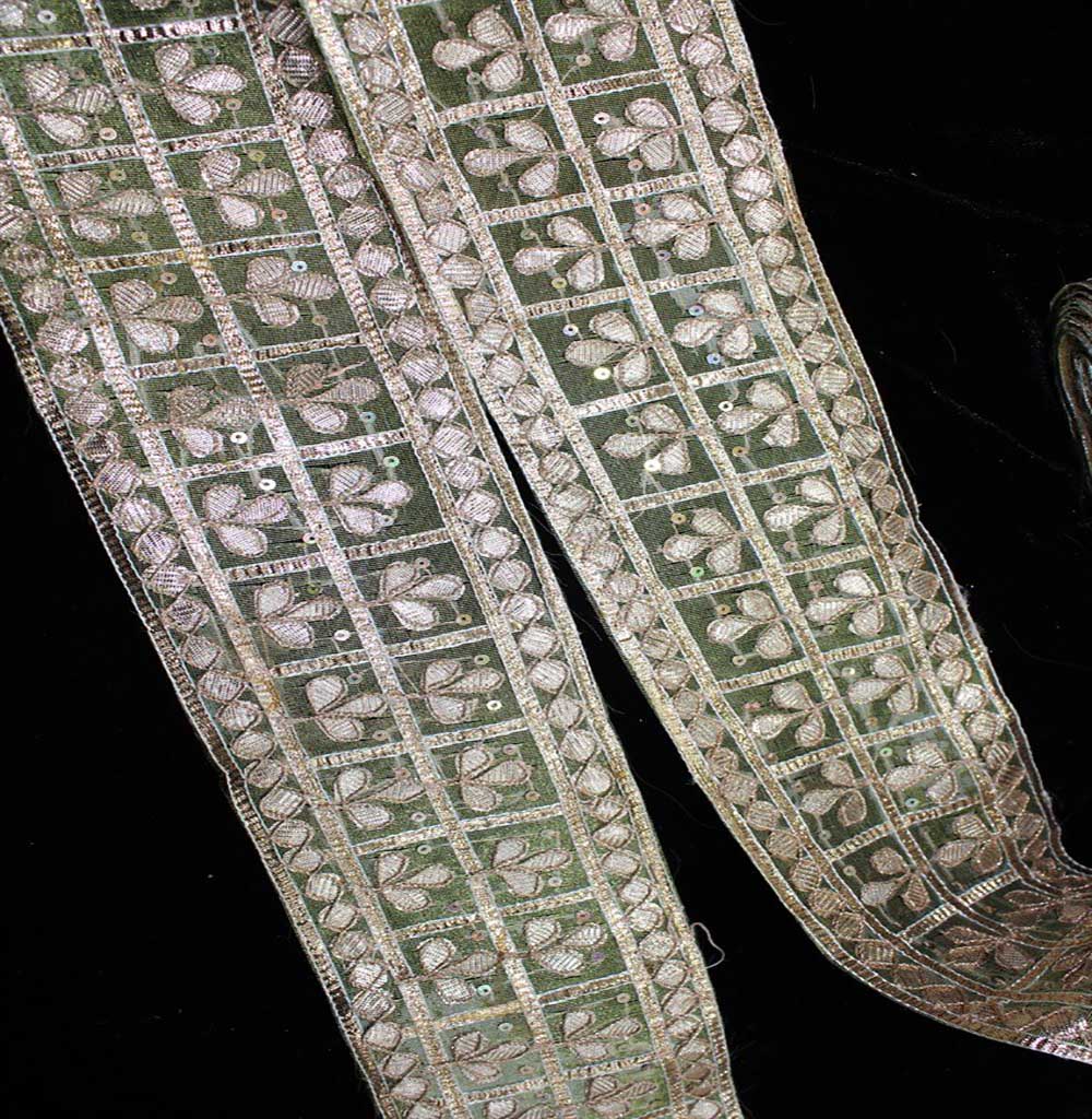 Golden Traditional Hand Gota Work Lace ( Roll OF 9 Meter ) - Luxurion World