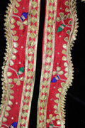 Red Traditional Hand Gota Work Lace ( Roll OF 9 Meter ) - Luxurion World