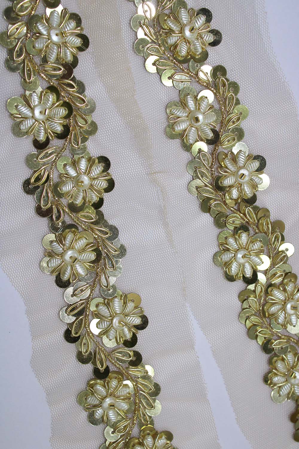 Exquisite Golden Handwork Lace: A Masterpiece of Embellishment - Luxurion World