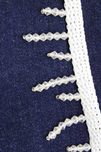White Embellished Handwork Lace - Luxurion World
