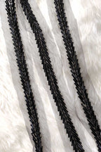 Black Embellished Handwork Lace - Luxurion World