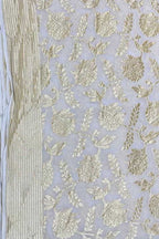 Vibrant Dyeable Handloom Banarasi Georgette Saree - Luxurion World