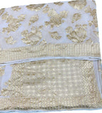 Vibrant Dyeable Handloom Banarasi Georgette Saree - Luxurion World