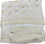 Stunning Dyeable Handloom Banarasi Georgette Saree - Luxurion World